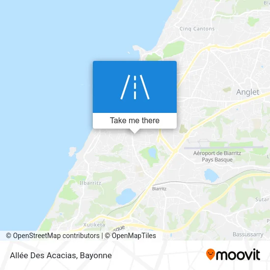 Allée Des Acacias map
