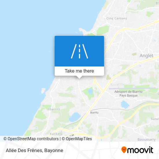 Allée Des Frênes map