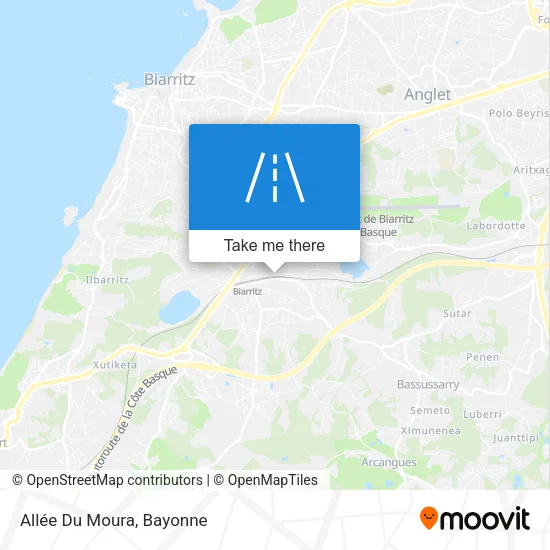 Allée Du Moura map