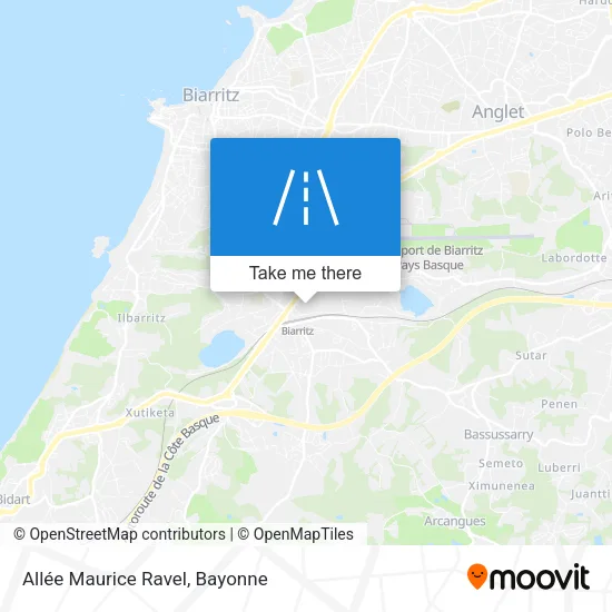 Allée Maurice Ravel map