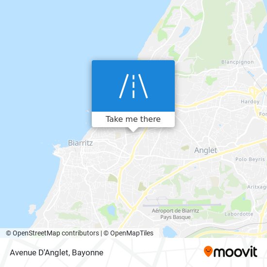 Avenue D'Anglet map