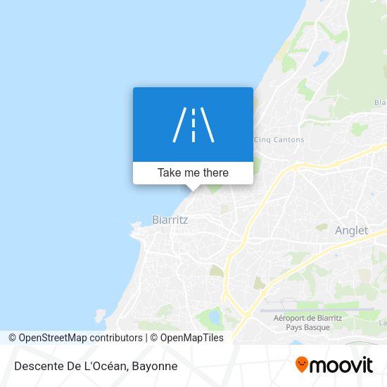 Descente De L'Océan map