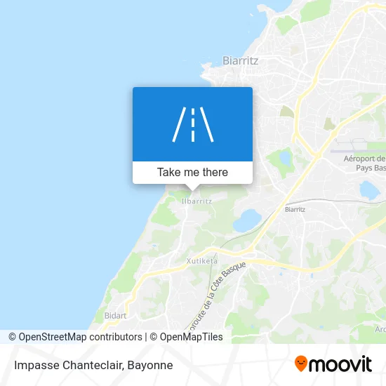 Impasse Chanteclair map