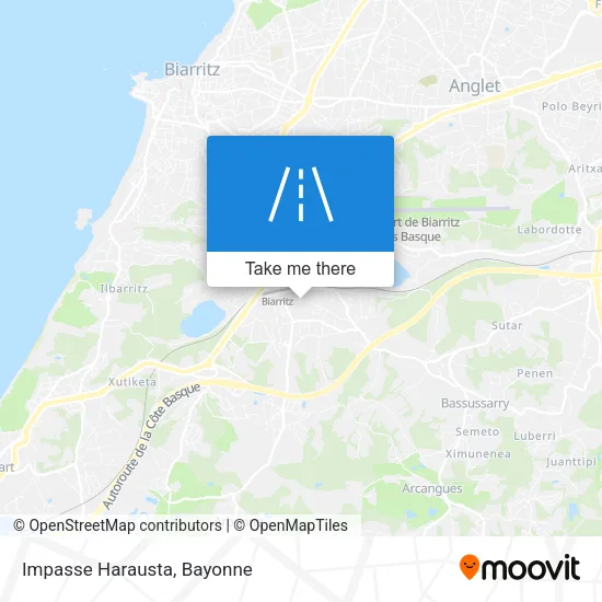Impasse Harausta map