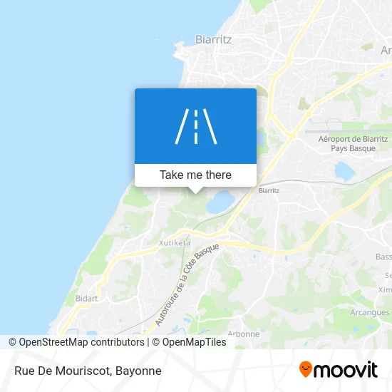 Rue De Mouriscot map