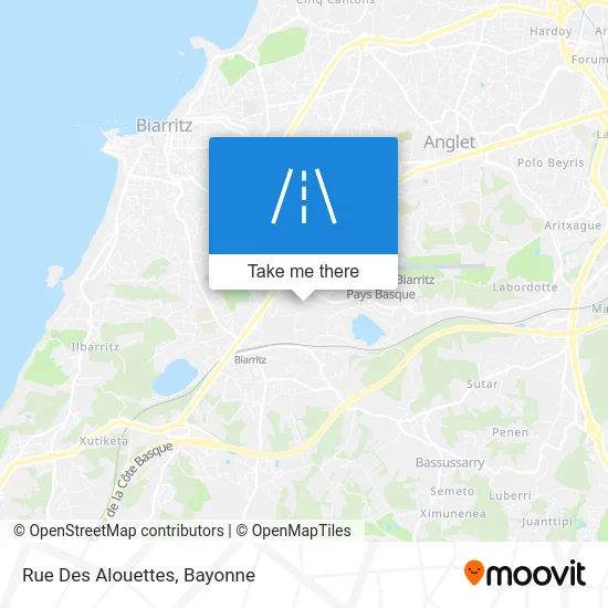 Rue Des Alouettes map