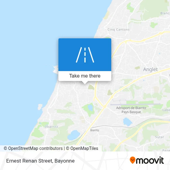 Rue Ernest Renan map