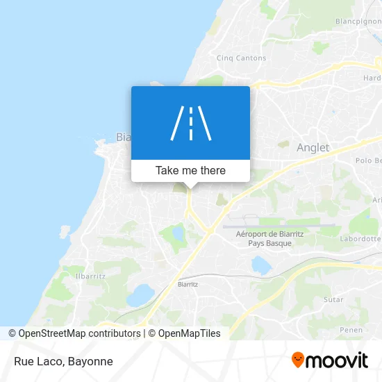 Rue Laco map