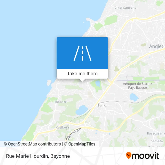 Rue Marie Hourdin map