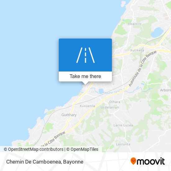 Chemin De Camboenea map