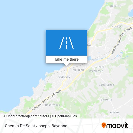 Chemin De Saint-Joseph map