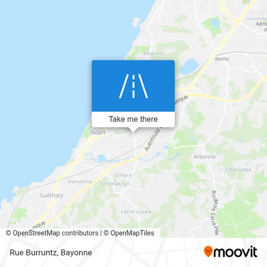 Rue Burruntz map