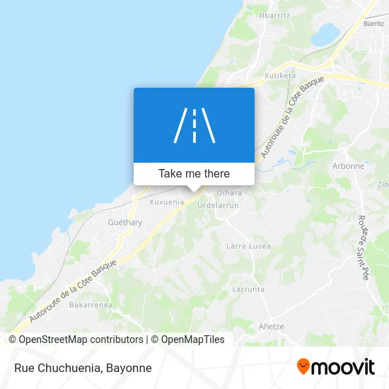 Rue Chuchuenia map