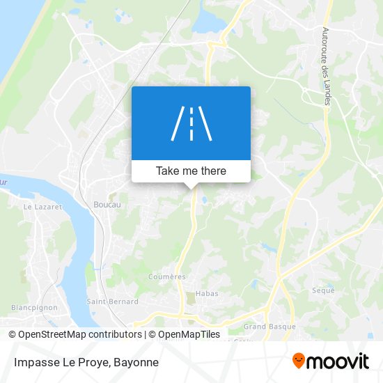 Impasse Le Proye map