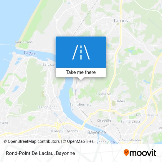 Rond-Point De Laclau map