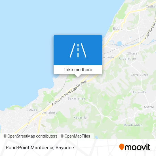 Rond-Point Maritoenia map