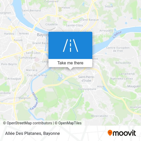 Allée Des Platanes map