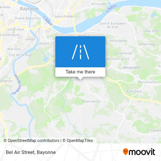 Rue De Bel Air map