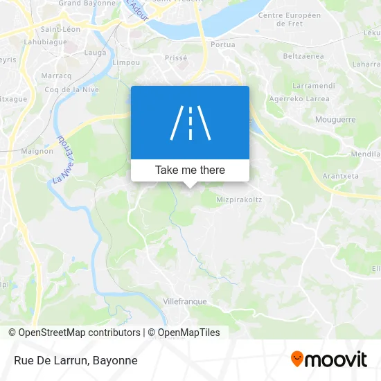 Rue De Larrun map
