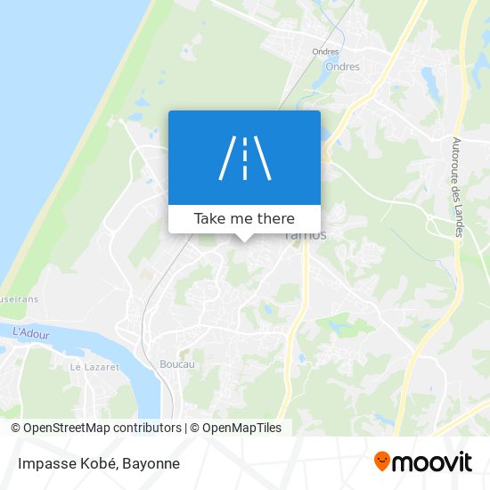 Impasse Kobé map