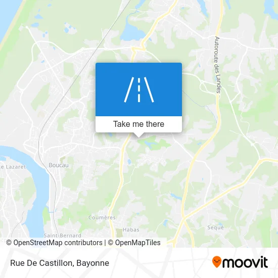 Rue De Castillon map