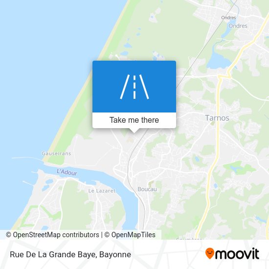Rue De La Grande Baye map