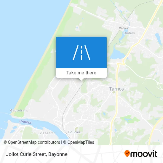 Rue Joliot Curie map