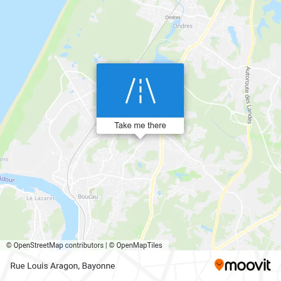 Rue Louis Aragon map