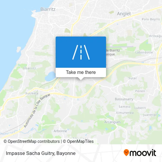 Impasse Sacha Guitry map