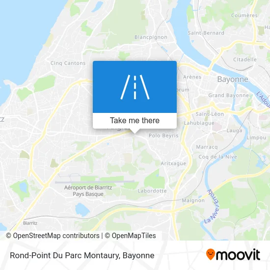 Rond-Point Du Parc Montaury map