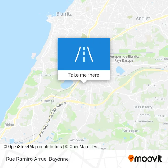 Rue Ramiro Arrue map