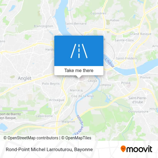 Rond-Point Michel Larrouturou map