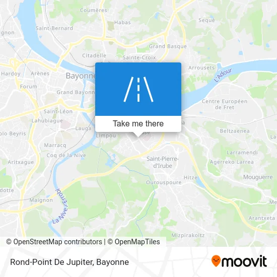 Rond-Point De Jupiter map