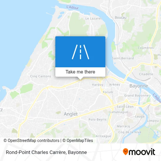 Rond-Point Charles Carrère map