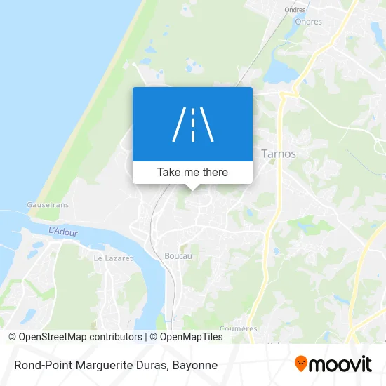 Rond-Point Marguerite Duras map