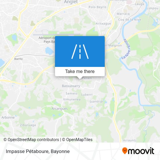Impasse Pétaboure map