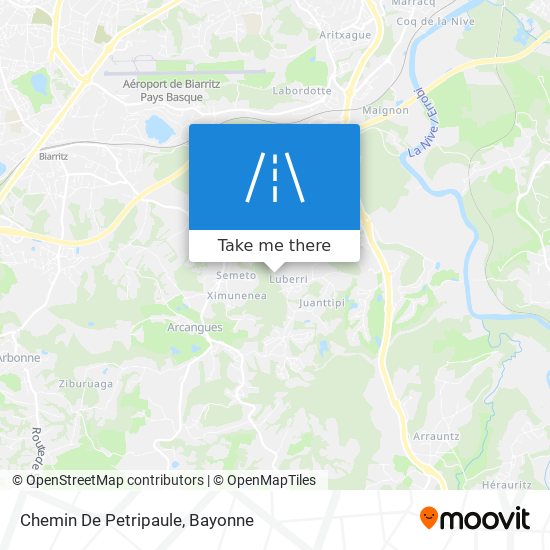 Mapa Chemin De Petripaule