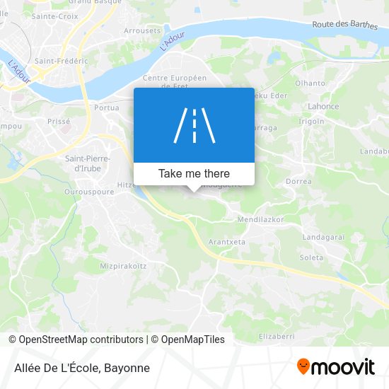 Allée De L'École map