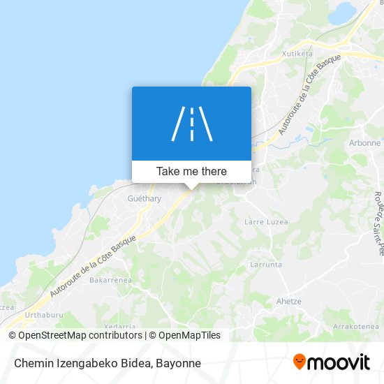 Mapa Chemin Izengabeko Bidea