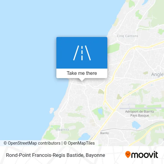 Rond-Point Francois-Regis Bastide map