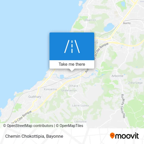 Chemin Chokottipia map