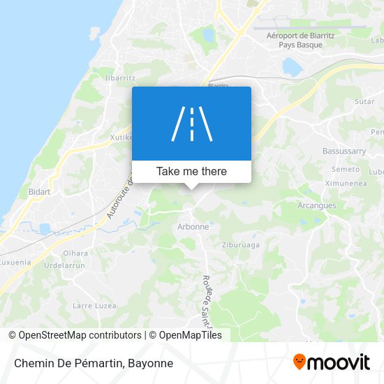 Chemin De Pémartin map