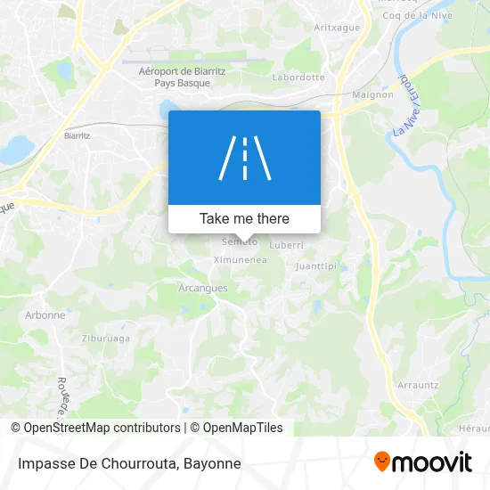 Impasse De Chourrouta map