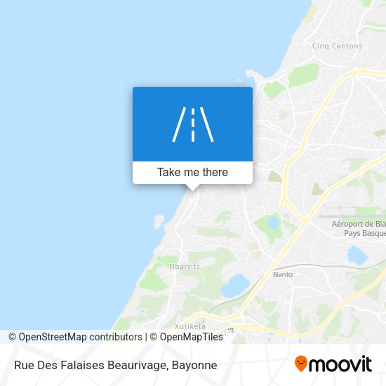 Rue Des Falaises Beaurivage map