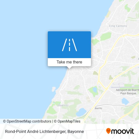 Rond-Point André Lichtenberger map