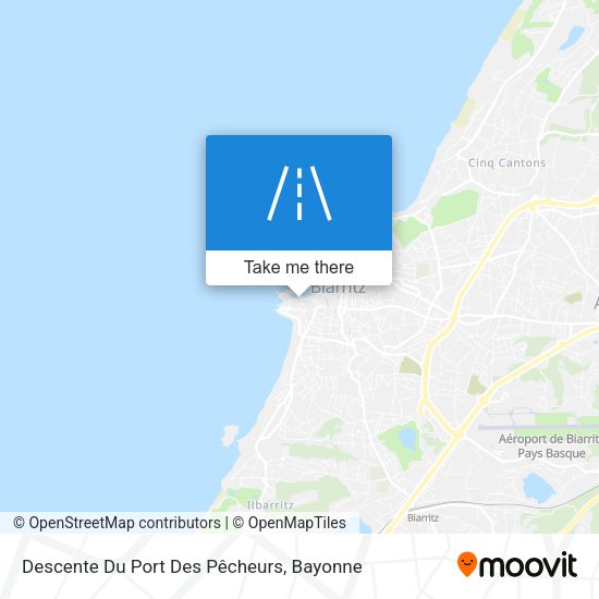 Descente Du Port Des Pêcheurs map