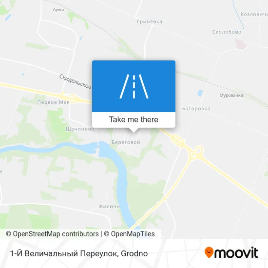 1-Й Величальный Переулок map