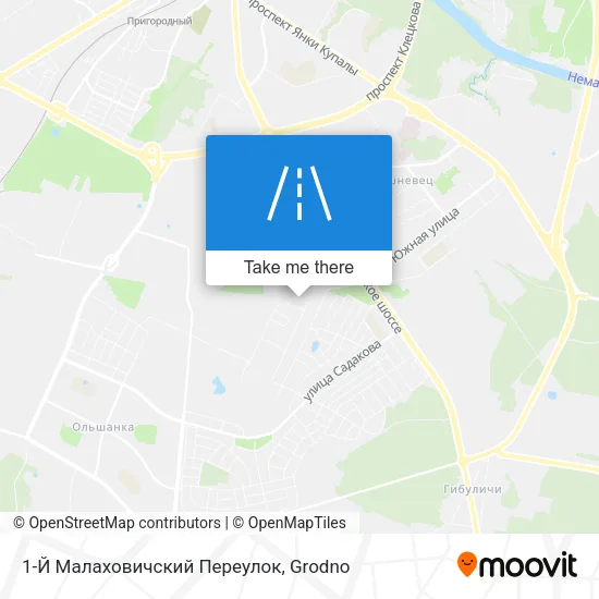 1-Й Малаховичский Переулок map
