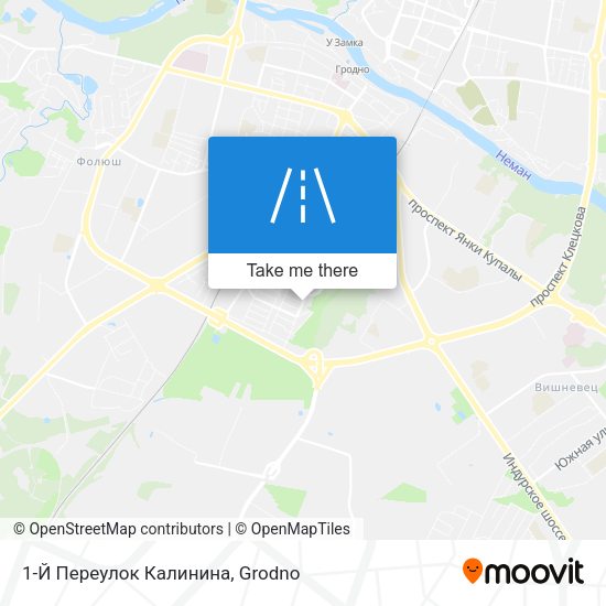 1-Й Переулок Калинина map