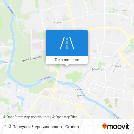1-Й Переулок Чернышевского map